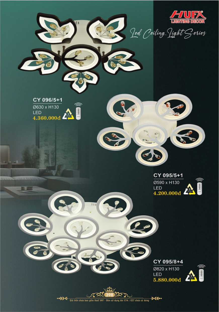 Bảng giá đèn trang trí HUFA